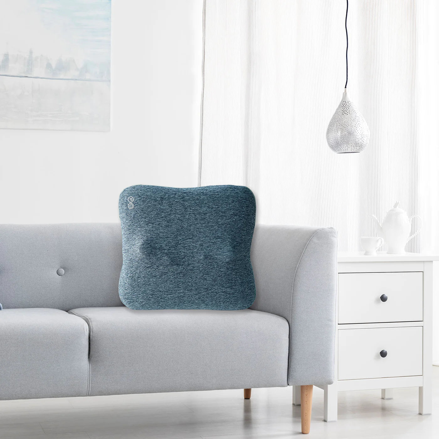 Spabodega Bravo Shiatsu 4D Kneading Deep Tissue Massage Throw Pillow