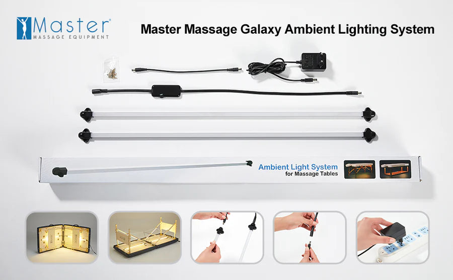 Spabodega Galaxy Ambient Lighting System for Massage Tables – Atmosphere Light, Warm 3500K LED Strips