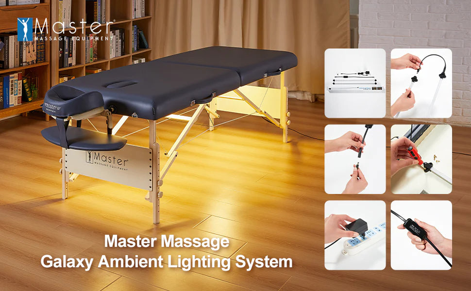Spabodega Galaxy Ambient Lighting System for Massage Tables – Atmosphere Light, Warm 3500K LED Strips