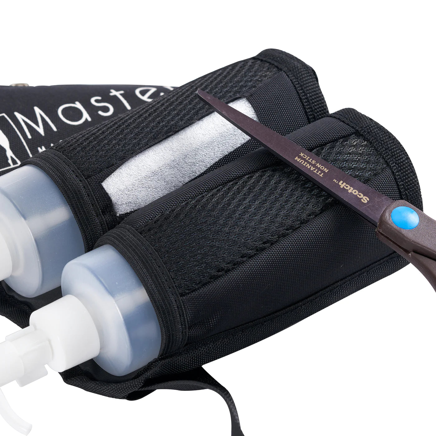 Spabodega Double Bottle Massage Oil Holster Bag-Adjustable Bottle Cream Bag & Lotion Bag Dual Kit–Massage Bottle Lotion Holster Incl. Two 8 Oz Refillable Pump Dispenser