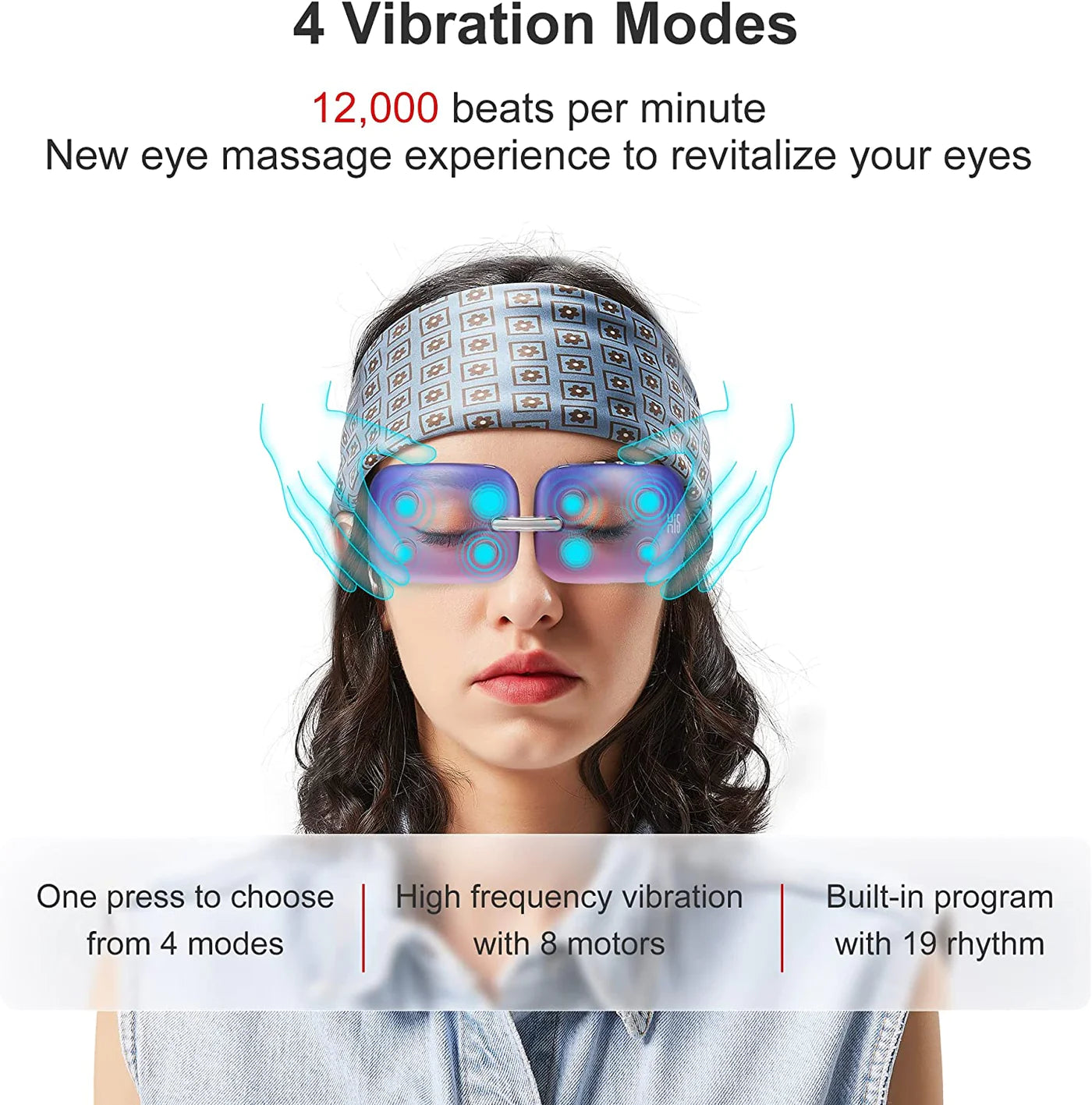 Spabodega E10 Electric Smart Eye Massager with heating system