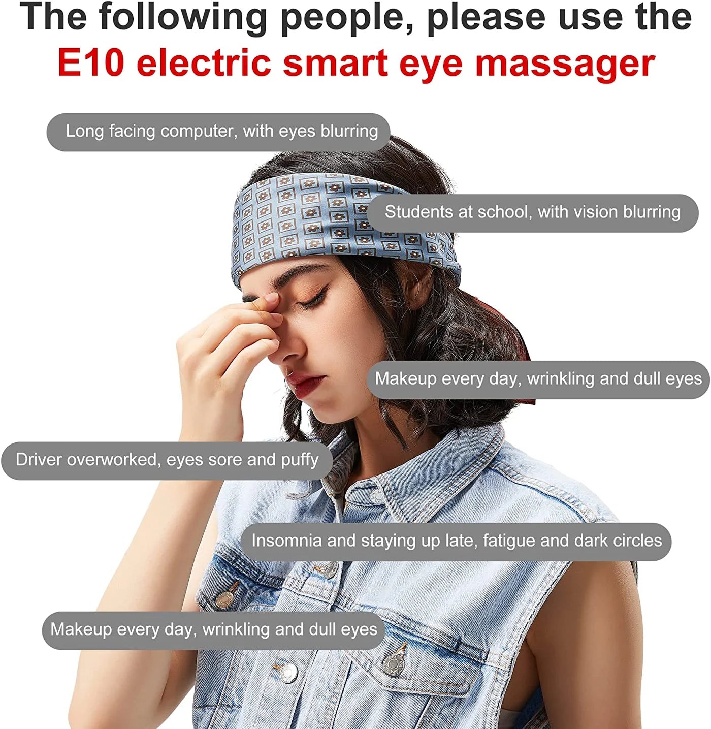 Spabodega E10 Electric Smart Eye Massager with heating system