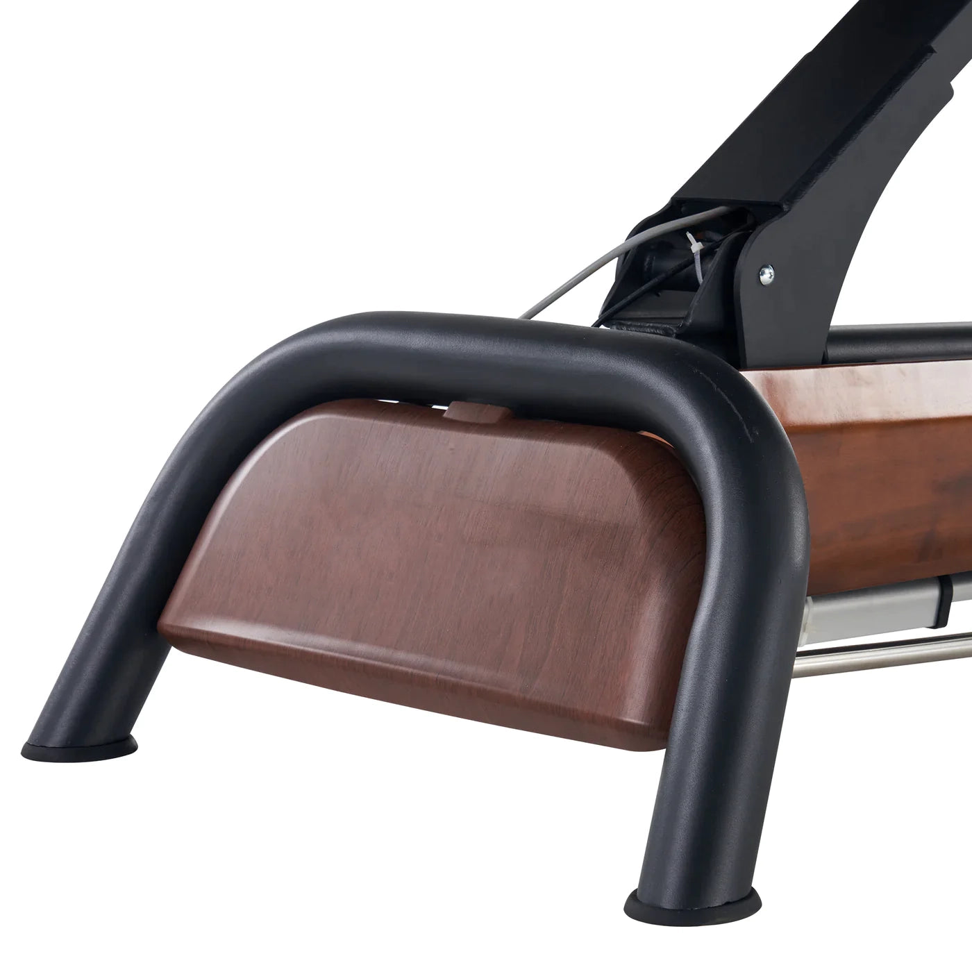 Spabodega Atlas Deluxe Electric Lift Spa Salon Stationary Bed - Cream Top with Walnut/Oak Base