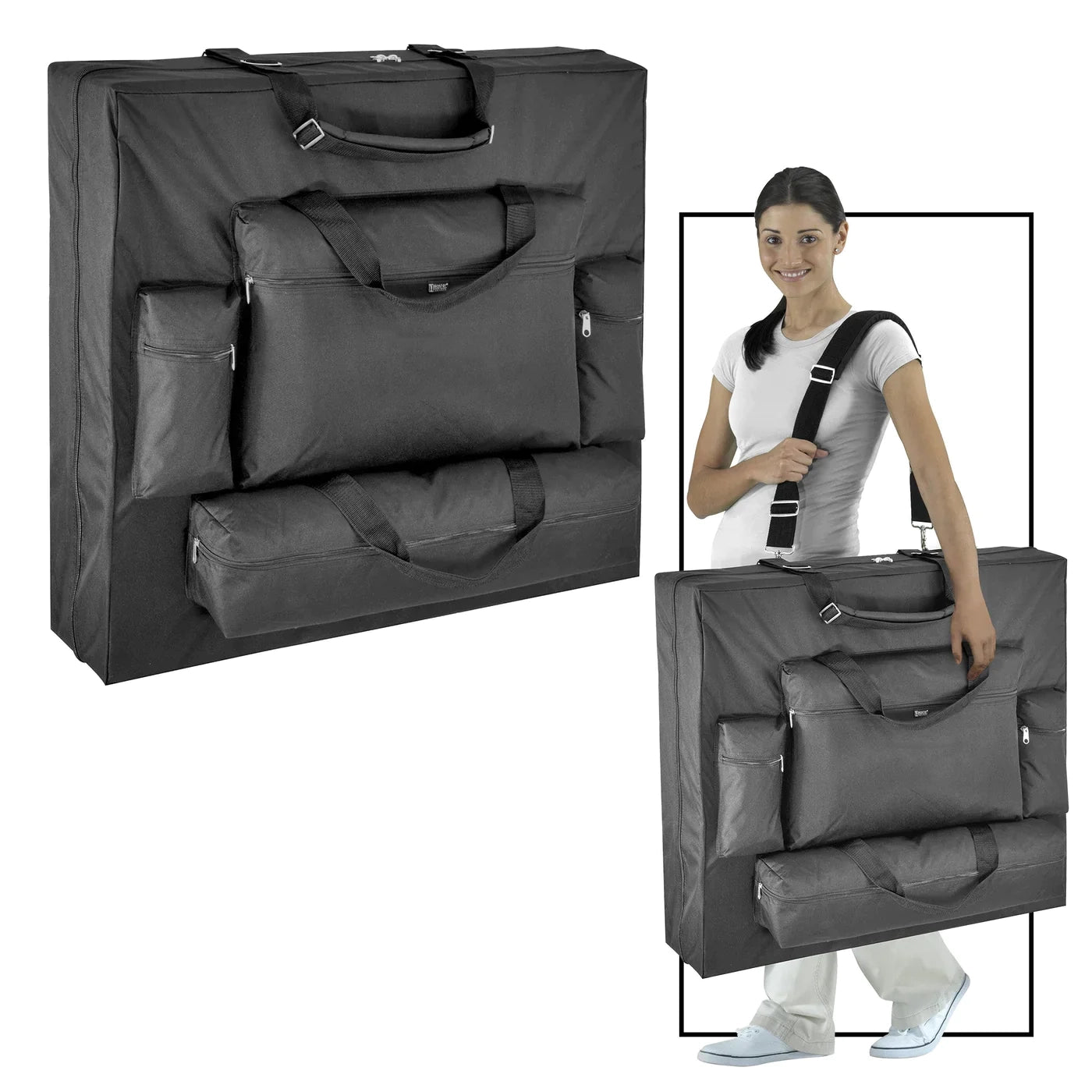 Spabodega 31" SANTANA™ Portable Massage Table Package with Ambient Light System