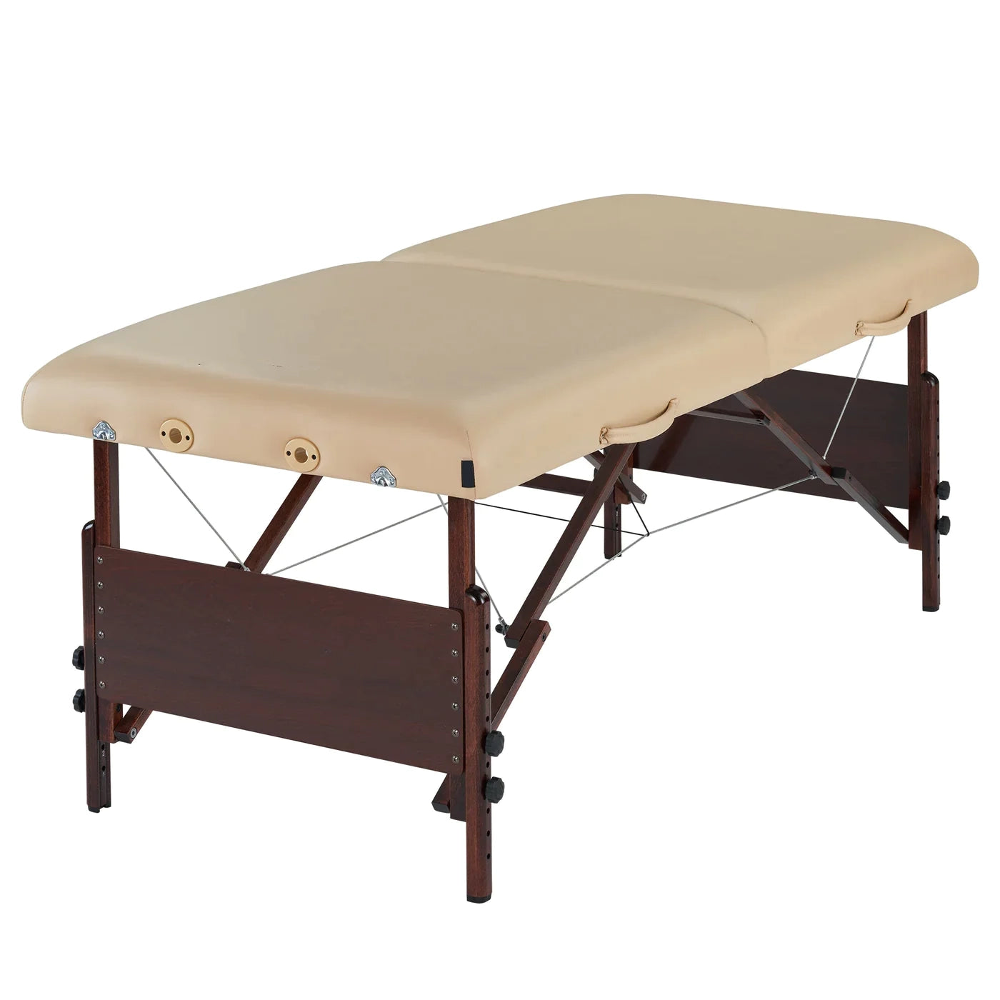 Spabodega 30" DEL RAY™ Portable Massage Table Package (Sand Color) with Ambient Light System