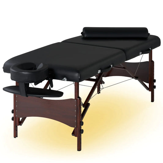 Spabodega 30" Roma II Portable Massage Table Deluxe Package with Ambient Light System