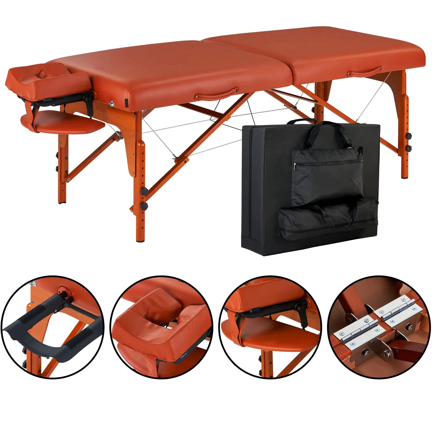 Spabodega 31" SANTANA™ Portable Massage Table Package with Ambient Light System