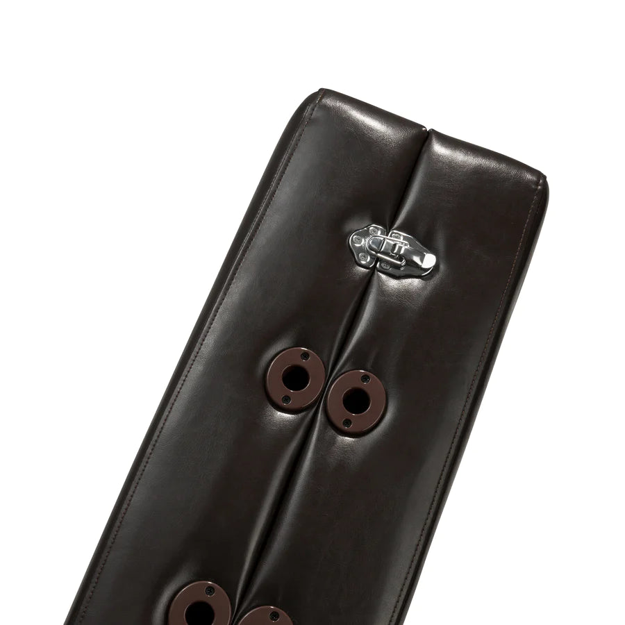 Spabodega 31” SUPREME™ LX Portable Massage Table Package with MEMORY FOAM Layer, Reiki Panels, & Face Port! (Chocolate Italia Color)