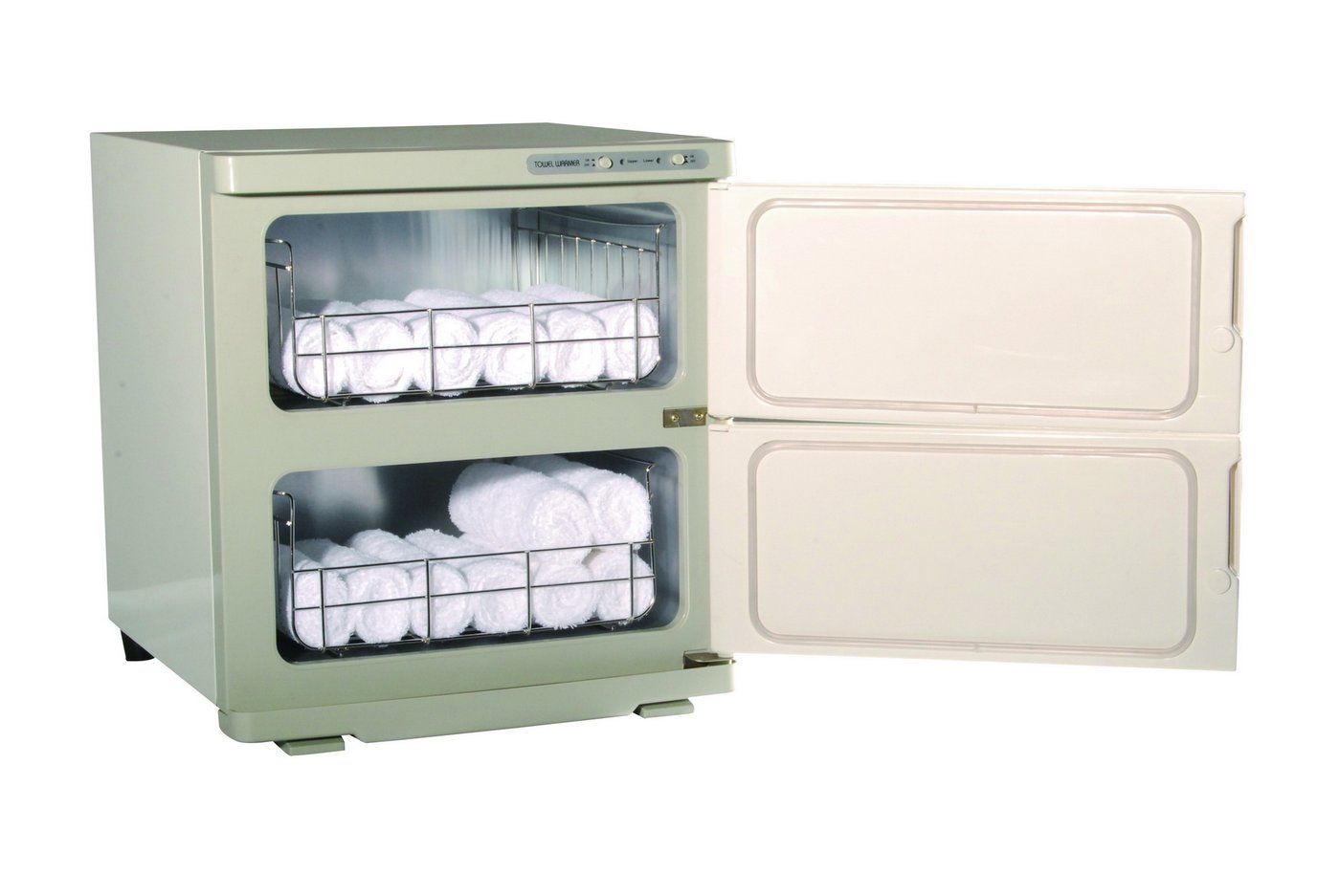 35L Double Door Towel Heater Towel Warmer PREFECT FOR Catering, Hotel, Beauty, Massage Use! (White)