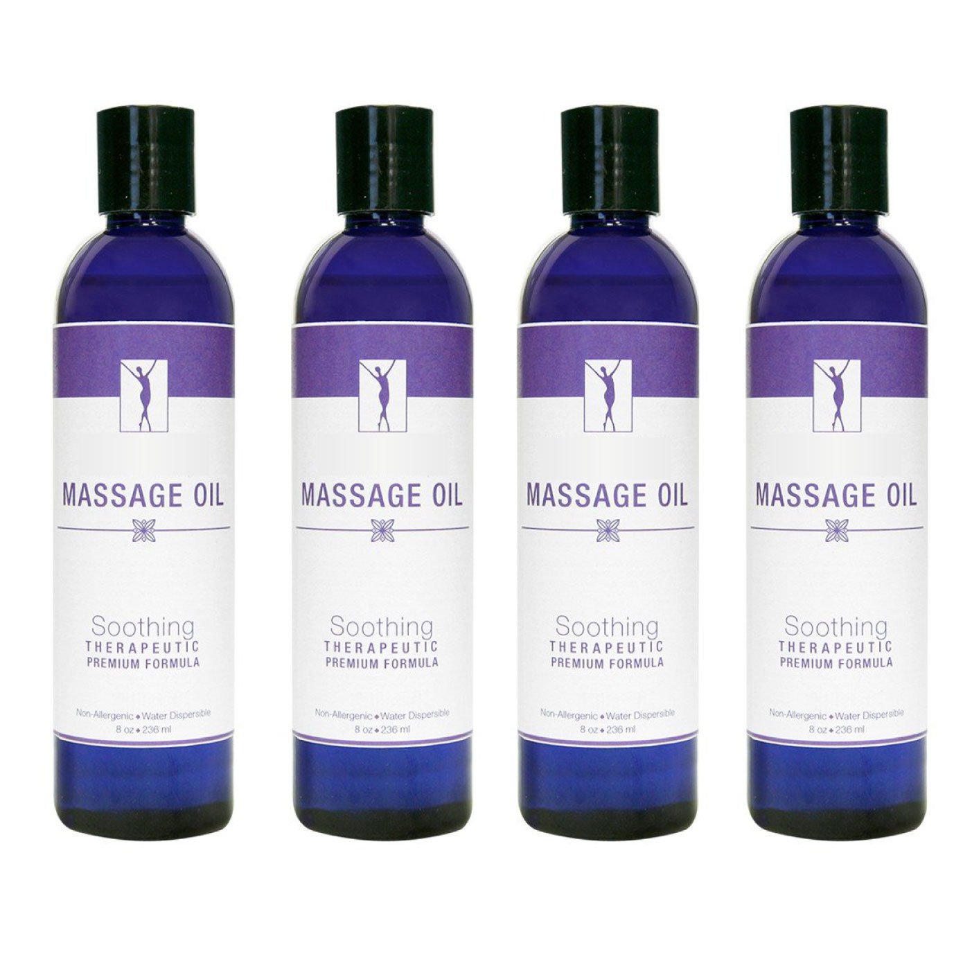 Organic & Unscented Water-Soluble Blend Massage Oil - Choose from 7 Sizes & Quantity Options!