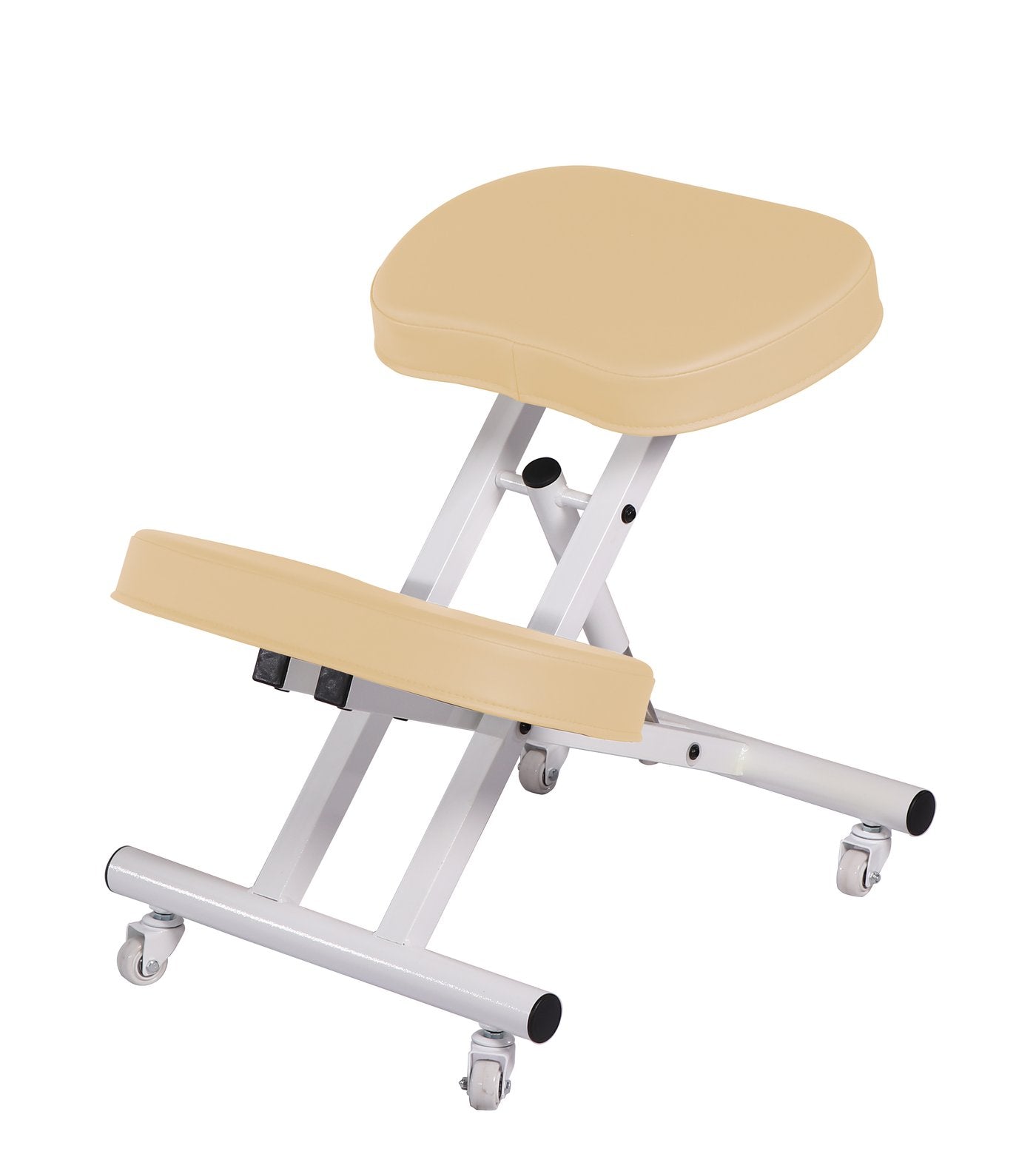 Spabodega Ergonomic Steel Kneeling Chair PREFECT FOR Home, Office & Meditation with 2 Color Choice! (Royal Blue, Cream)