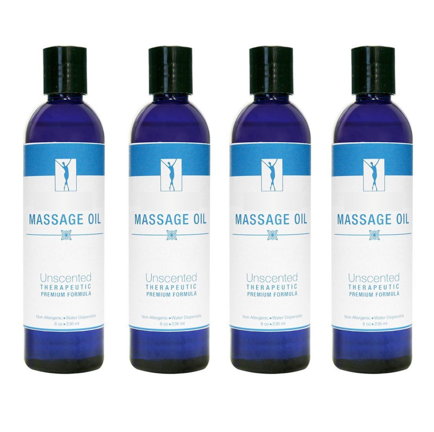 Organic & Unscented Water-Soluble Blend Massage Oil - Choose from 7 Sizes & Quantity Options!