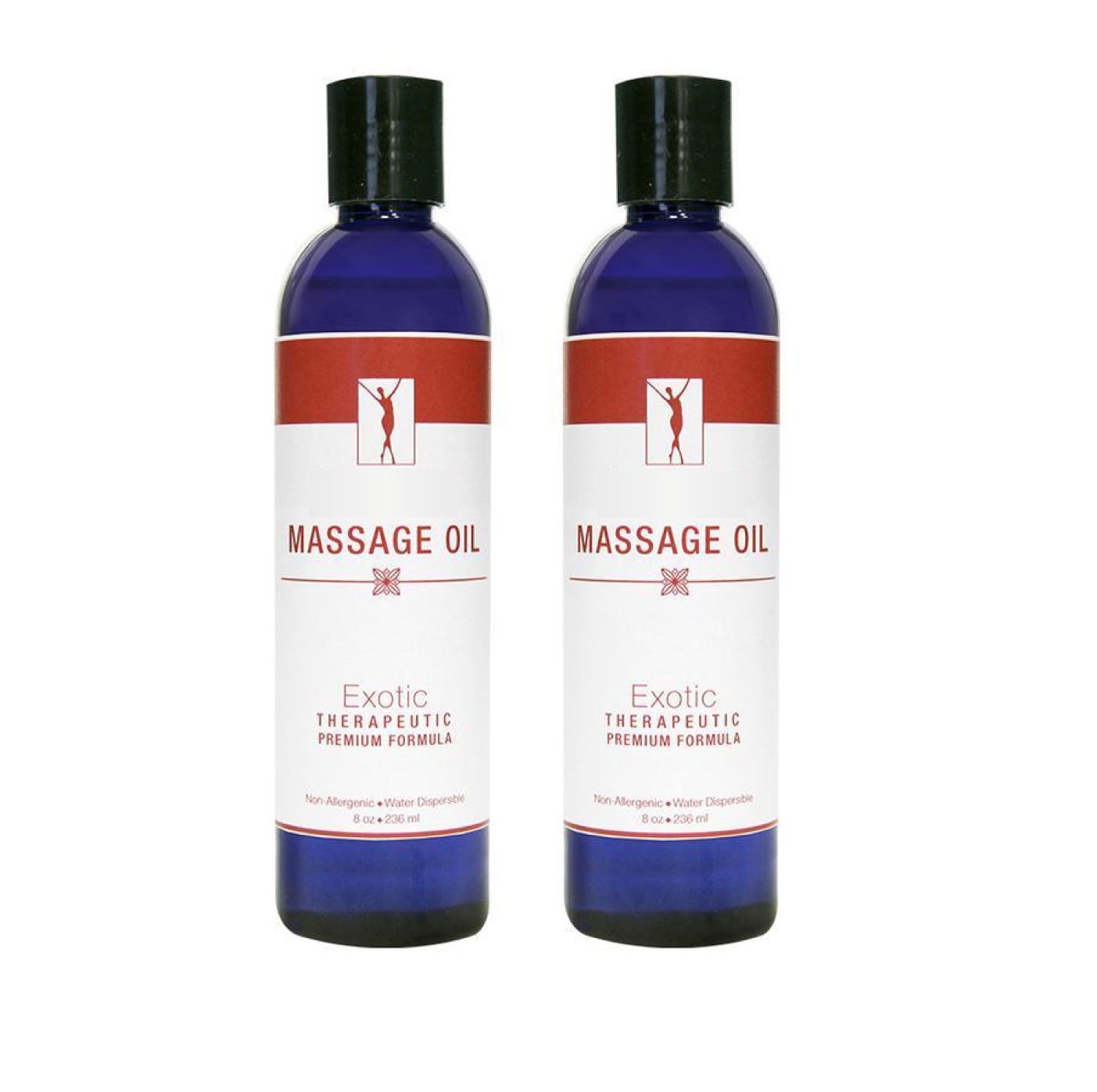 Organic & Unscented Water-Soluble Blend Massage Oil - Choose from 7 Sizes & Quantity Options!