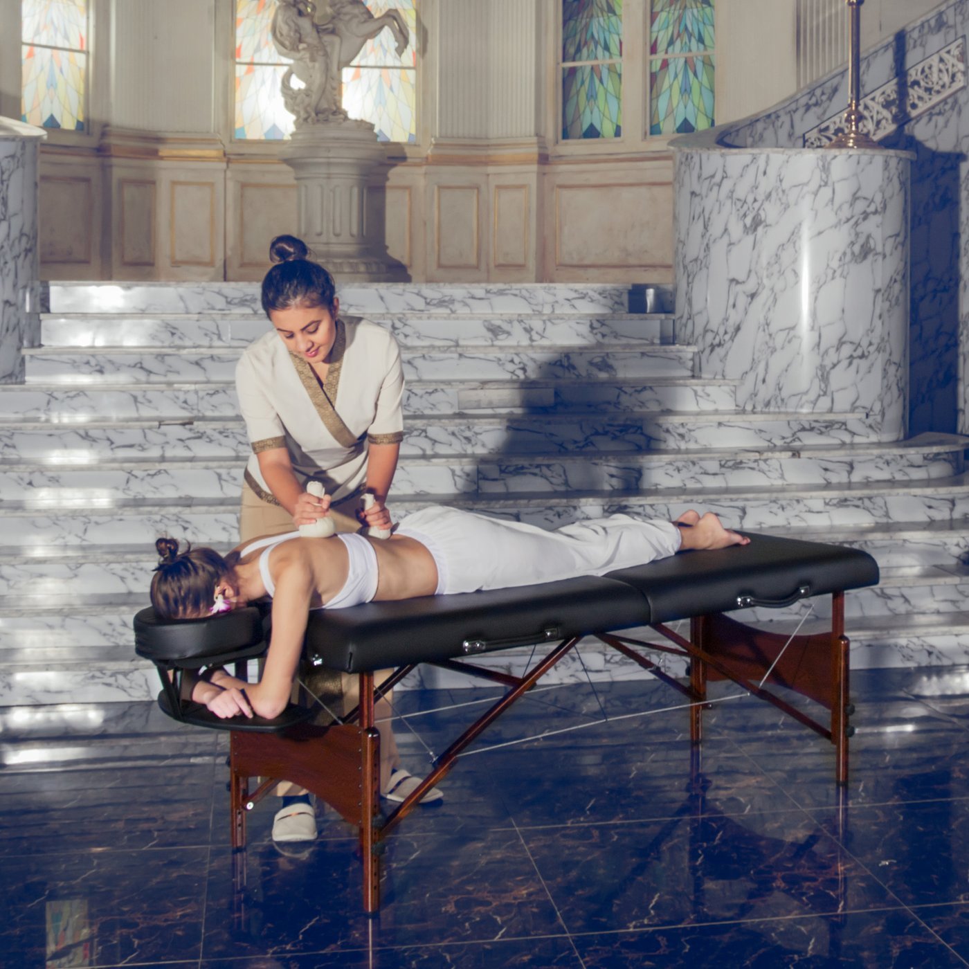 30" Newport™ Portable Massage Table Package with Best Selling Size