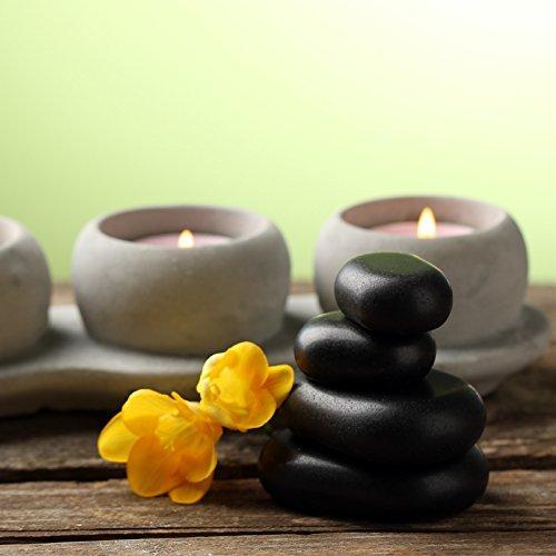 Basalt Hot Stone Toe Set 8 Piece Pack (1.5 ” x 1” X0.3")