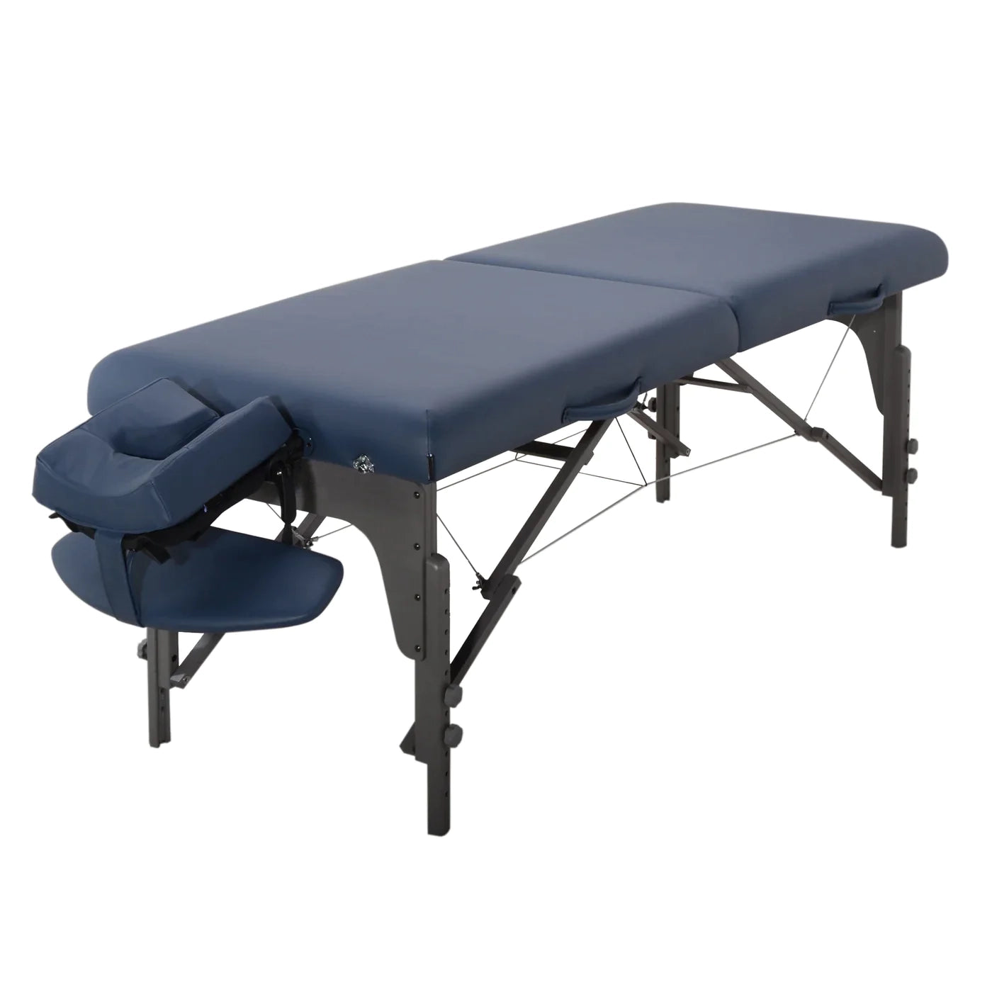 Spabodega 31" Montclair™ Portable Massage Table Package (Black) with Ambient Light System