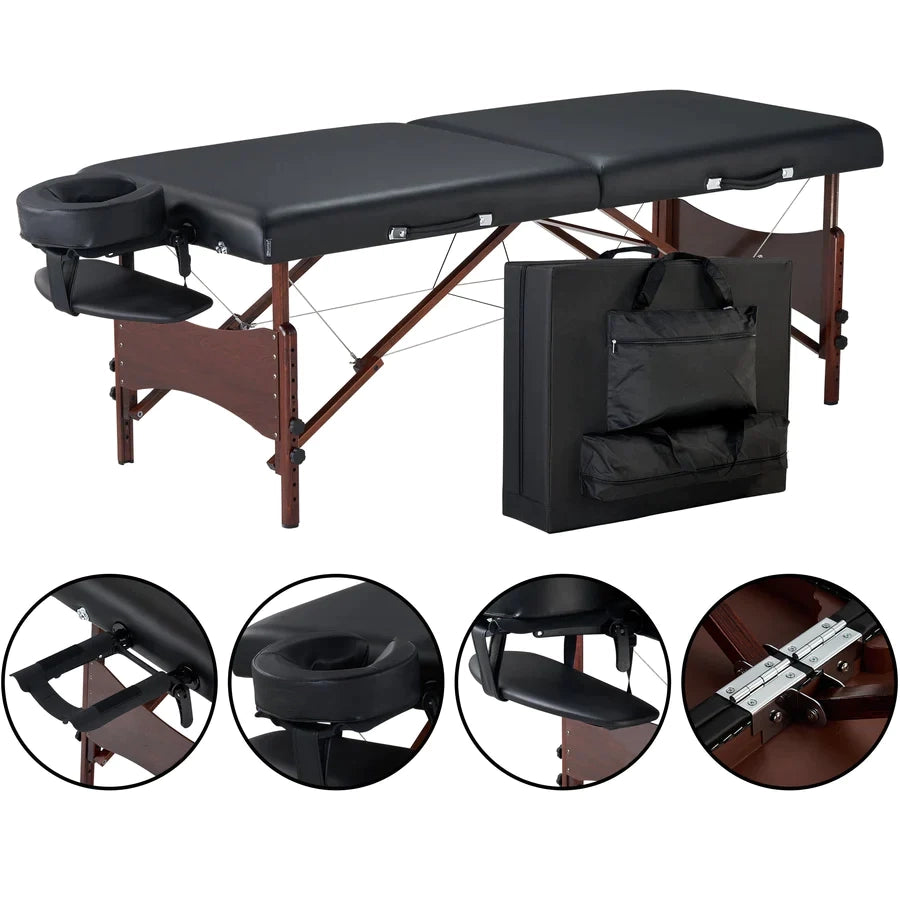 Spabodega 30" Newport™ Portable Massage Table Package with Ambient Light System