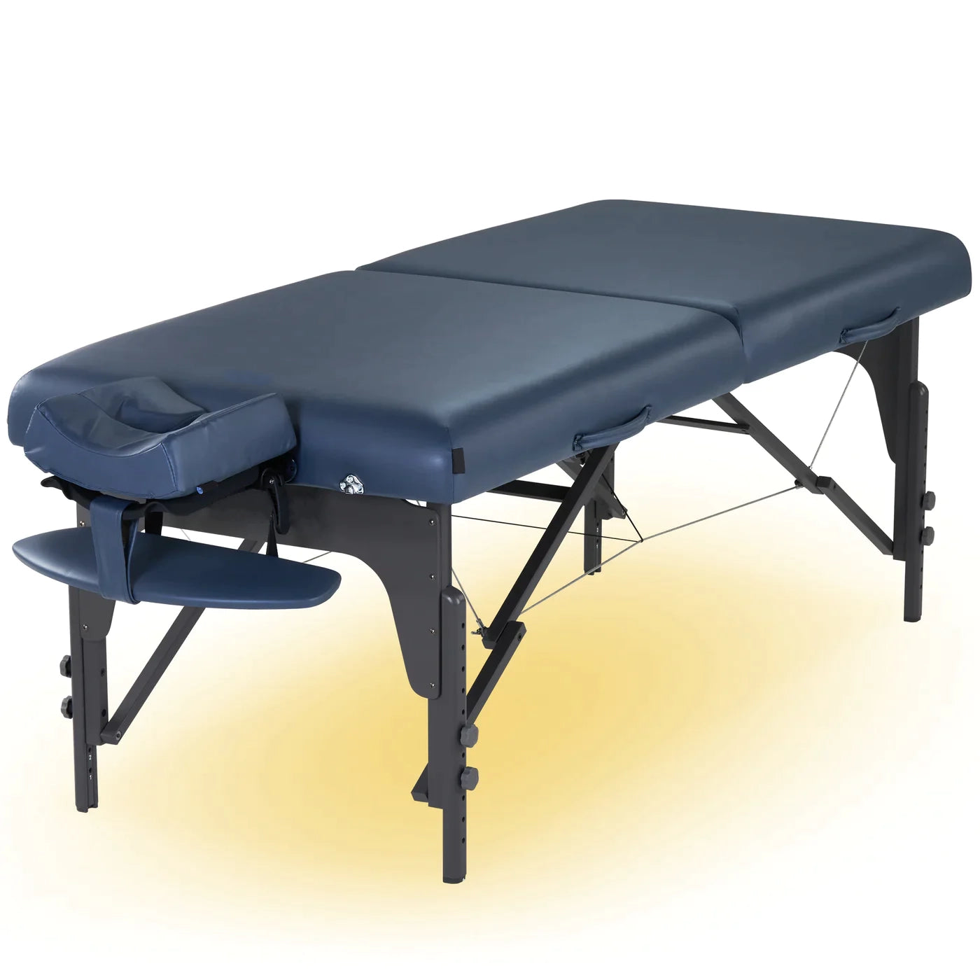 Spabodega 31" Montclair™ Portable Massage Table Package (Black) with Ambient Light System