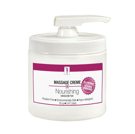 Spa Bodega Organic & Unscented Nourishing Massage Cream