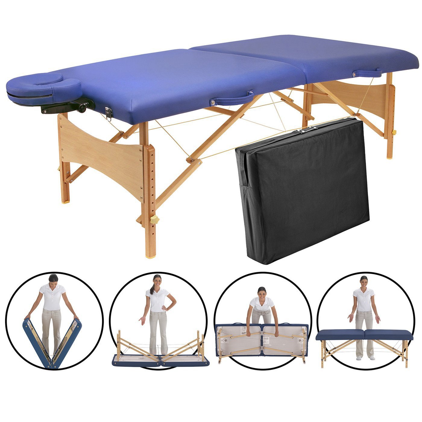 27" BRADY™ Portable Massage Table Package - Convenient Size Makes it GREAT for On-the-Go Therapists!