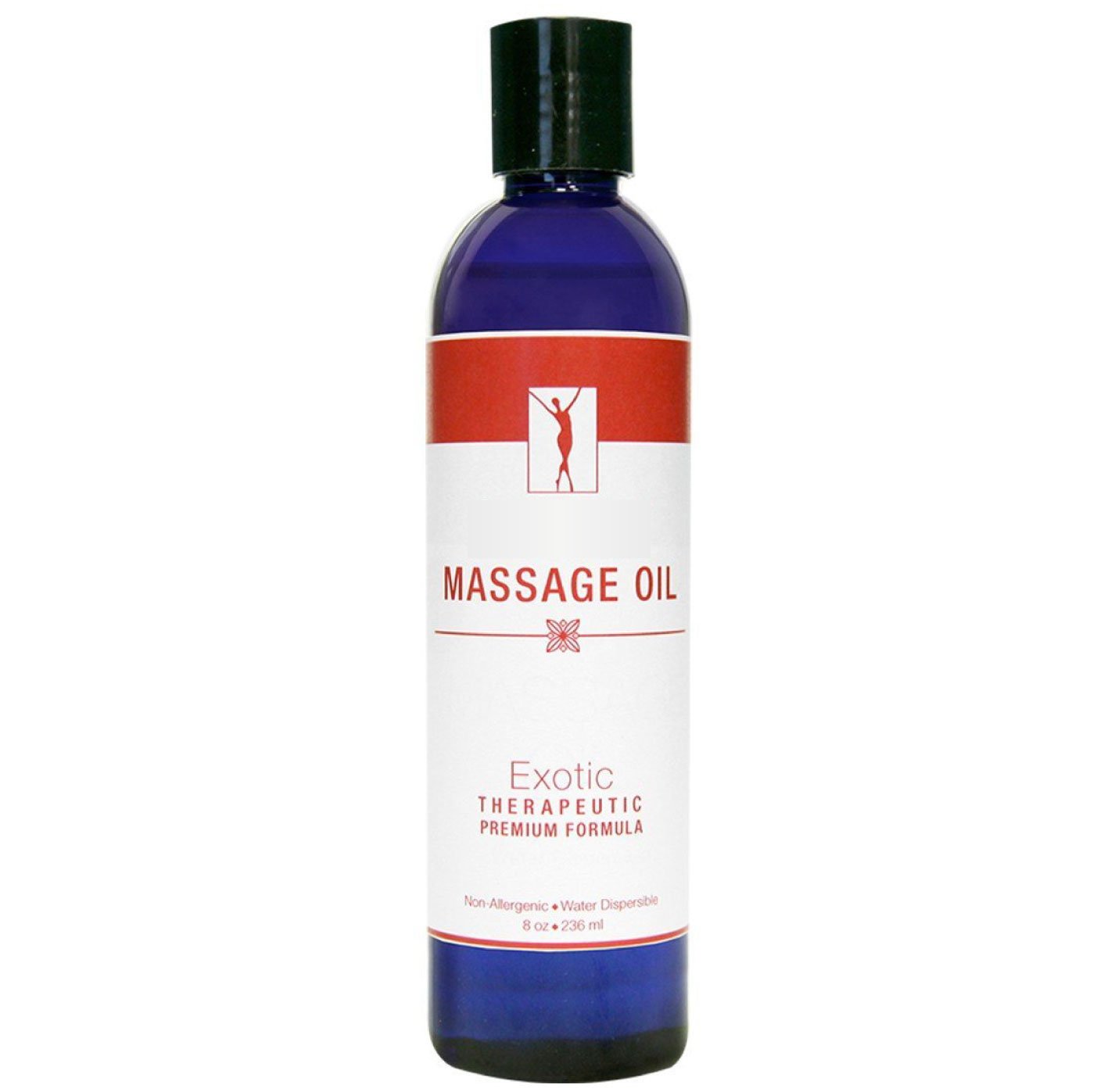 Organic & Unscented Water-Soluble Blend Massage Oil - Choose from 7 Sizes & Quantity Options!