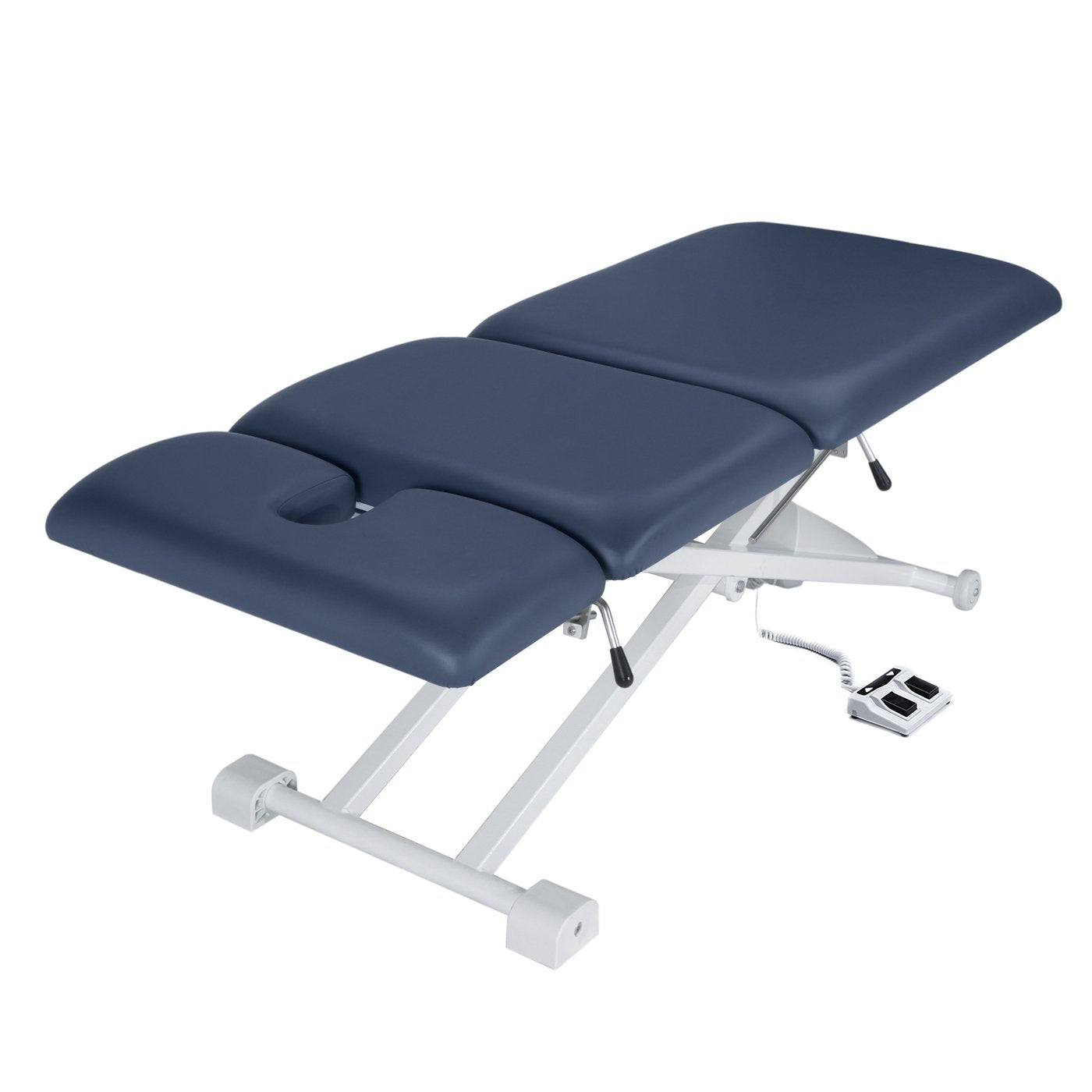 30” TheraMaster™ 3 Section Treatment Power Lift Electric Table Royal Blue