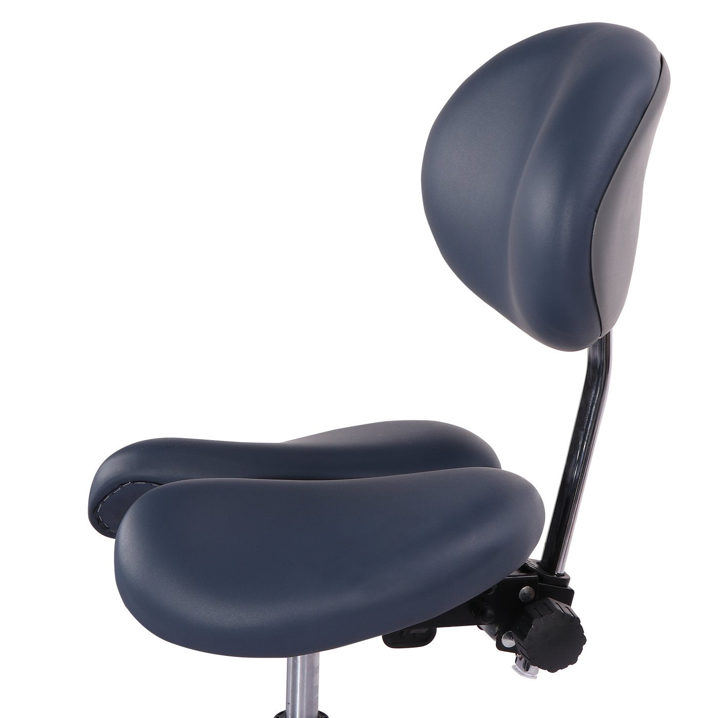 Berkeley Ergonomic Split Seat Style Backrest Saddle Stool with Two Tilting Option