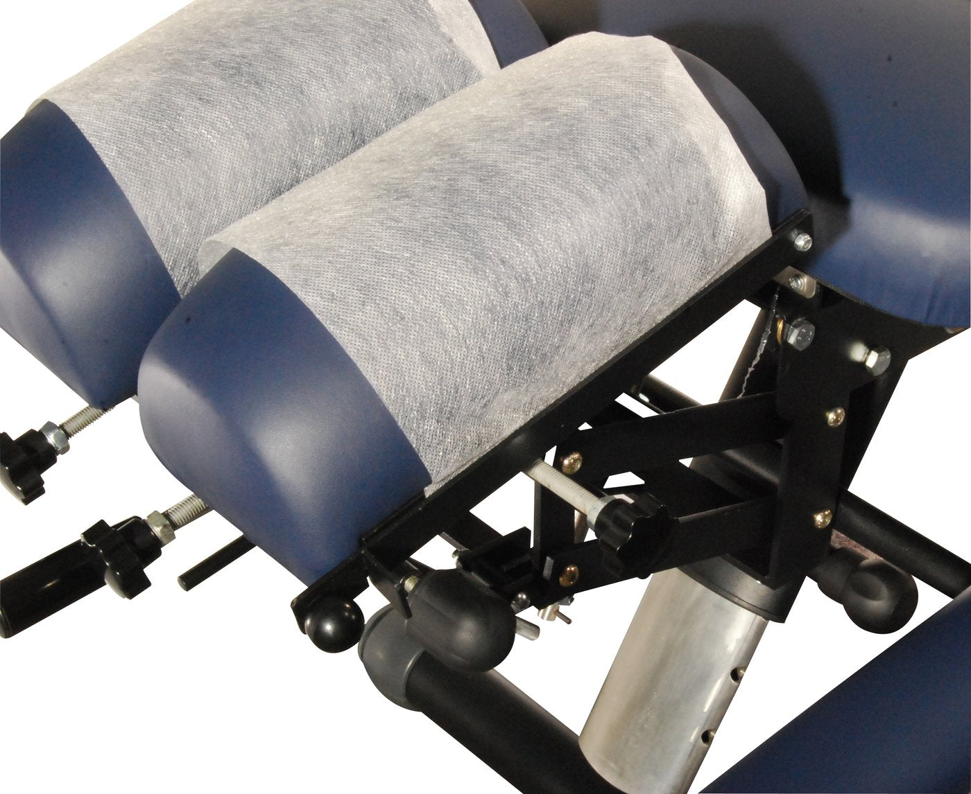Iron Chiropractic Treatment Stationary Table Navy Blue Color