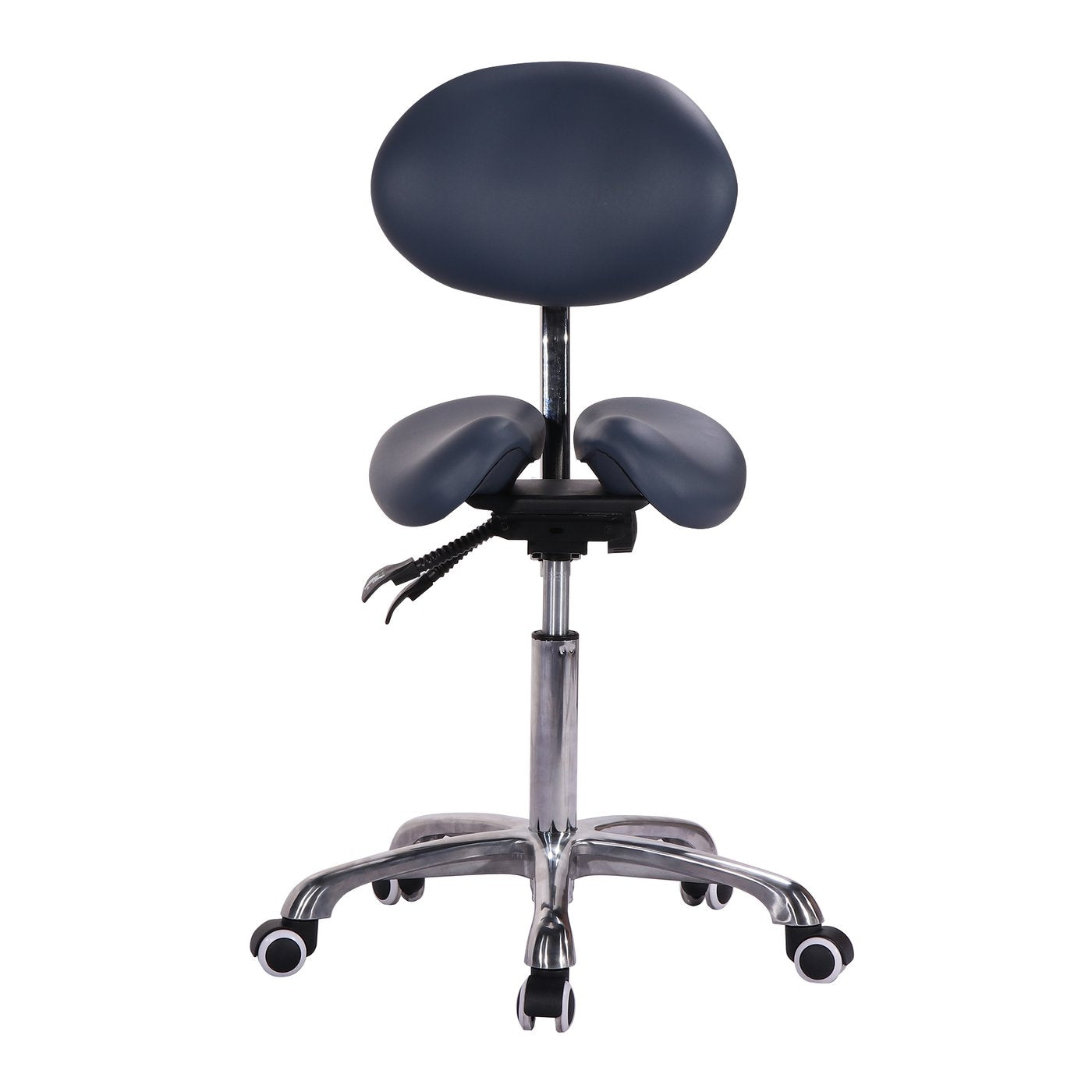 Berkeley Ergonomic Split Seat Style Backrest Saddle Stool with Two Tilting Option