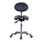 Berkeley Ergonomic Split Seat Style Backrest Saddle Stool with Two Tilting option, Royal Blue