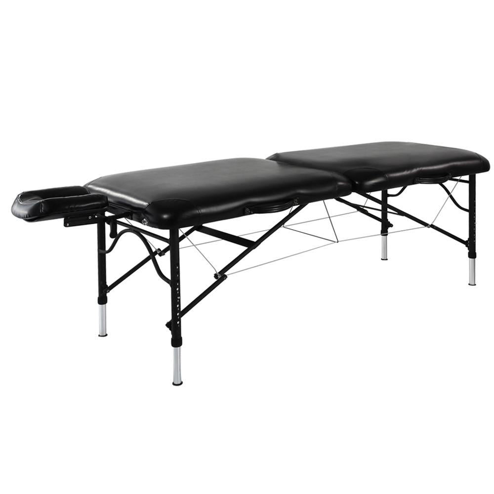 30" STRATOMASTER™ Portable Massage Table Package with NanoSkin™ (Black Color)