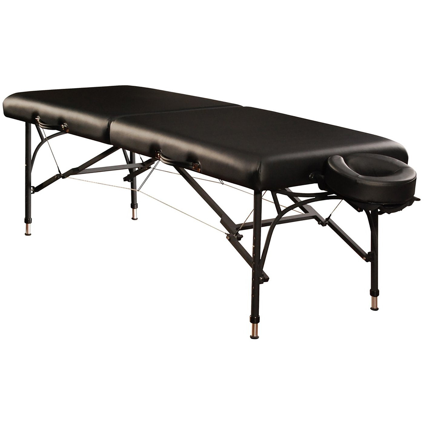 28" Violet Portable Aluminum Lightweight Portable Massage Table Package Black
