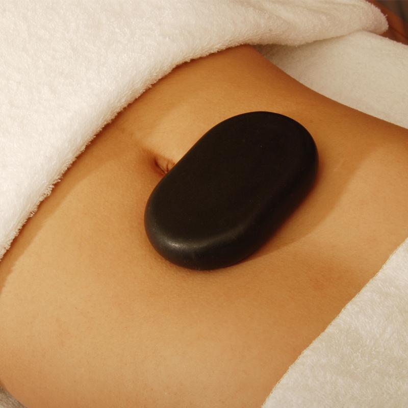 Extra X Large Flat Ovular Basalt Massage Hot Stone 4 piece Pack 4.5" x 3" x 1.1" Rock