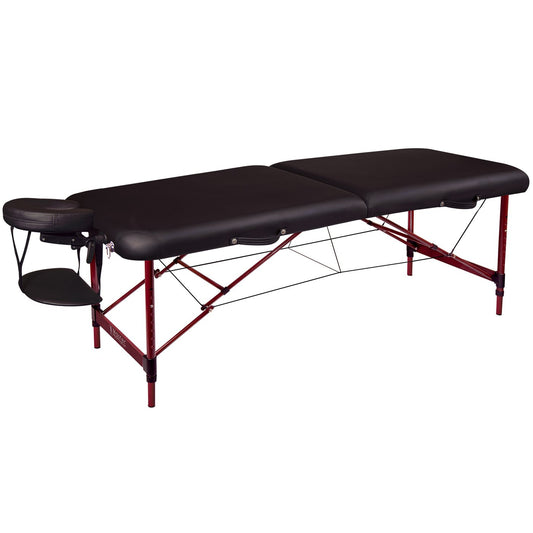 28" ZEPHYR™ Portable Massage Table Package - The ideal platform for ANY Beginning Massage Therapists! (Black Color)